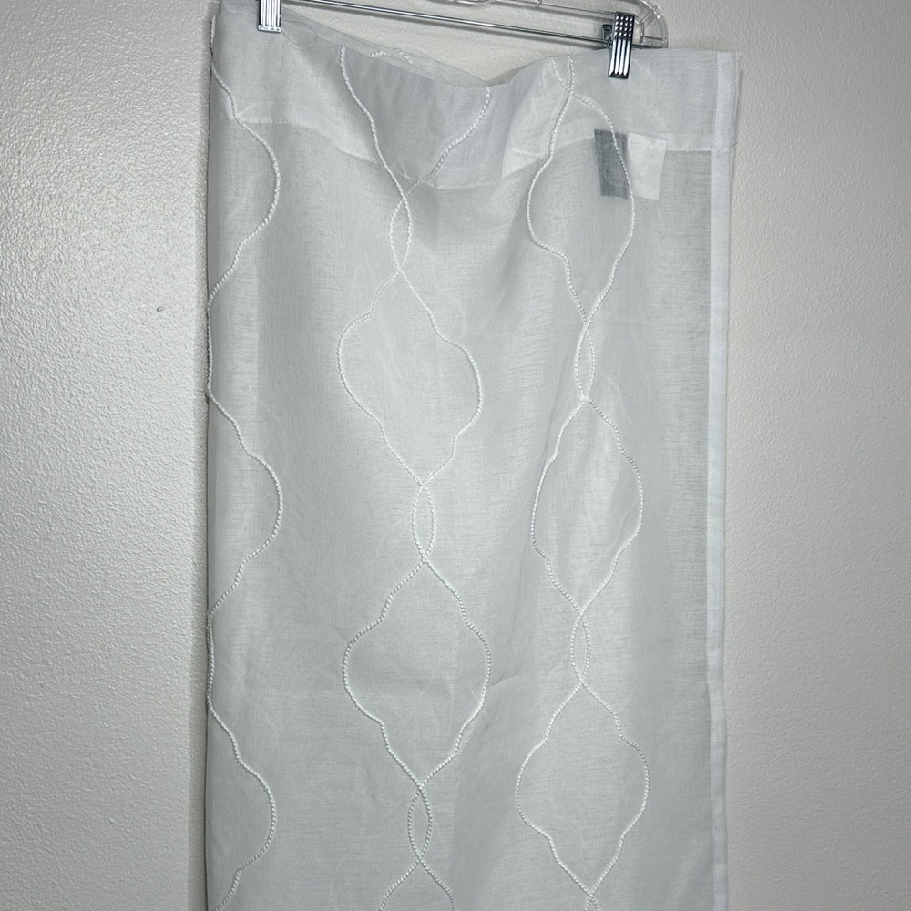 Set of 2 Laura Ashley curtain panels 40x84 inches